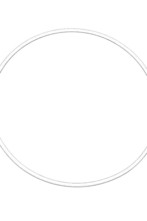 Livraison Express Cercles nus en métal blanc époxy – Grandes tailles