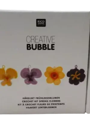 Top Vente Kit à Crocheter Fleurs de Printemps Creative Bubble – Rico Design