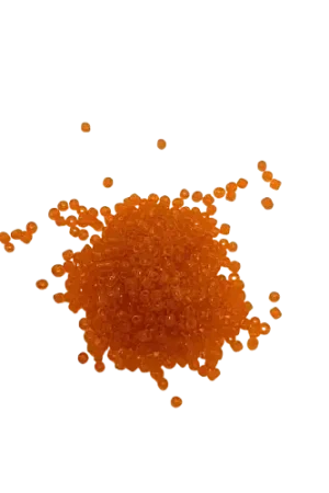 Meilleure Vente Perles de Rocaille Orange Translucide 3 mm – 100 g
