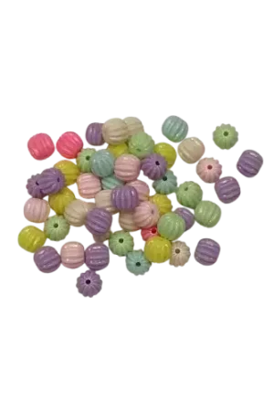 Perles Striées Pastels – 40 g Meilleur Choix