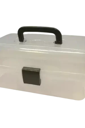 Retour Gratuit Boîte de rangement plastique à compartiments – 33 x 20 x 15 cm
