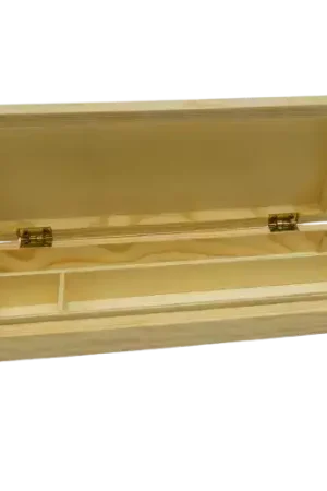 Plumier en bois 3 compartiments 22 x 8 x 3 cm Commande En Gros