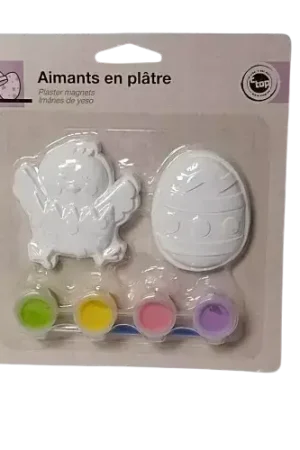 Kit aimants en plâtre à peindre – Poussin & Œuf Paiement Sécurisé