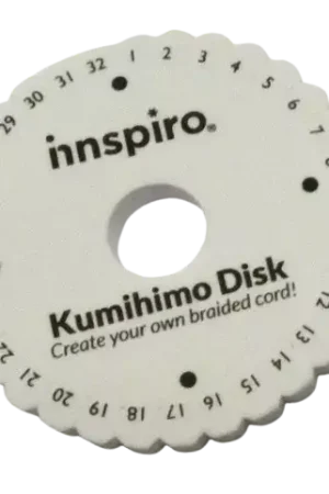 Marque Disque Kumihimo 10 cm INNSPIRO – Loisirs créatifs DIY