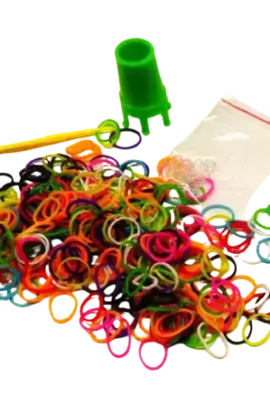 Kit Élastiques Loom Bracelets Rico Design – 2 coloris Commander Vite