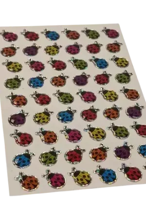 Stickers Époxy Abeilles ou Coccinelles – Couleurs variées Achat Immédiat