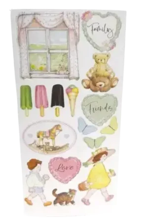 Embellissements Chipboard "Daydream Enfance" – STAMPERIA x16 Affaire À Saisir