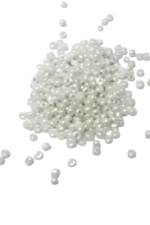 Perles de rocailles blanches nacrées 2 mm – 15 g, 100 g ou 500 g Offre Du Jour