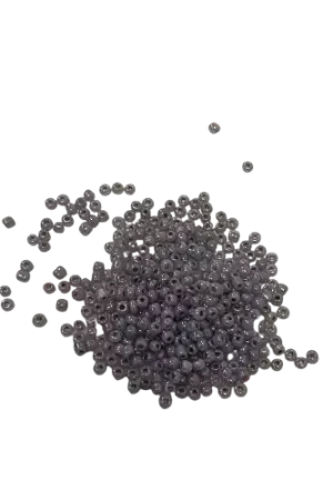 Perles de Rocaille Gris Foncé Nacré 3 mm – 100 g Acheter En Ligne