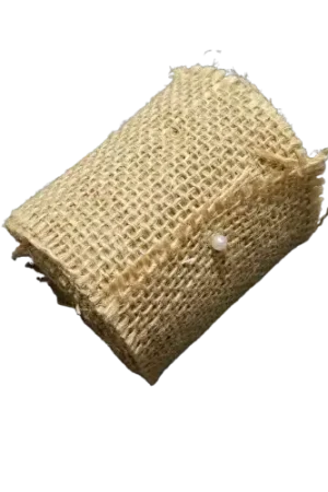 Offre Spéciale Ruban toile de jute naturelle 6,5 cm x 2,7 m
