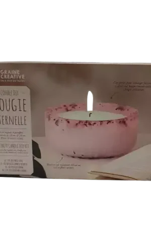 Kit Bougie Éternelle GRAINE CRÉATIVE – DIY bougie fleurie Nouvelle Collection