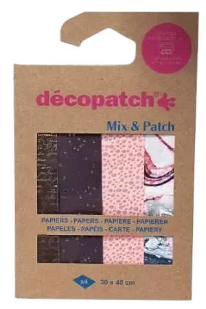 Vente Directe Assortiment Feuilles Decopatch Mix & Patch Magical x4 – 30 x 40 cm