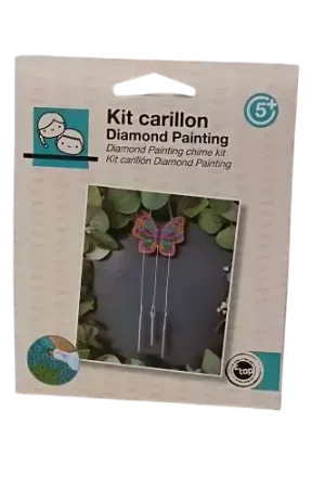Kit carillon Diamond Painting Papillon Commander Maintenant