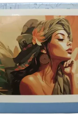 Peinture par Numéros FIGURE d’ART – Femme au Turban Africain 40 x 50 cm Achetez Aujourd'hui