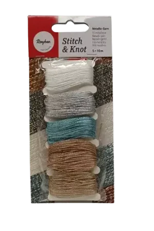 Acheter Direct Fil à Broder Brillant RAYHER – Lot de 5 coloris x 10 m
