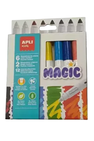 Feutres Magic APLI – Lot de feutres colorés Offre Du Jour