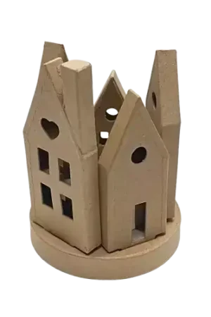 Achetez Aujourd'hui Bougeoir Village Decopatch 25 x 36 x 2 cm