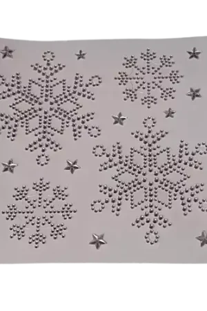 Stickers Strass Flocons Marque