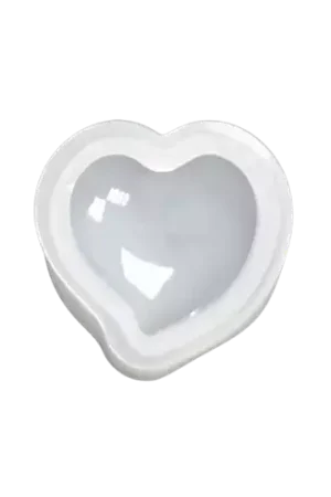 Moule silicone cœur bombé 6 x 6,5 cm Petit Prix