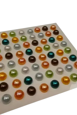 Perles Autocollantes Multicolores 8 mm – 64 pcs Artemio Acheter Direct