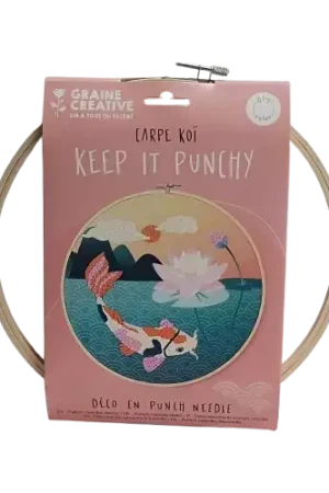 Super Prix Kit Punch Needle carpe koï – Graine Creative