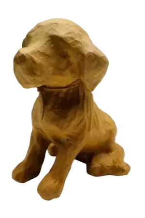 Soldes Chien assis Décopatch 15x13x18cm