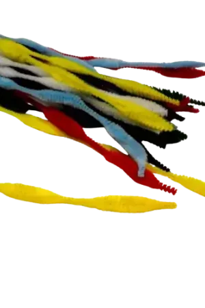 Achetez Aujourd'hui Chenilles Cure-Pipes Spirales Mix Couleurs INNSPIRO 25 pcs 1,3 x 30 cm