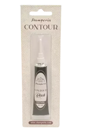 Top Vente Contour liner Stamperia noir ou doré 20 ml