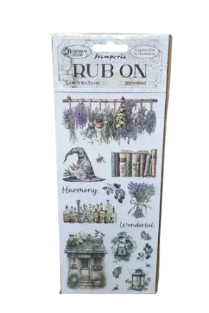 Paiement Sécurisé Décalcomanies Rub On Stamperia "Herbarium Silvae"