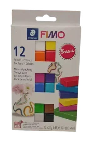 Promotion Lot de 12 Pâtes Fimo 25g – Couleurs Assorties pour Loisirs Créatifs