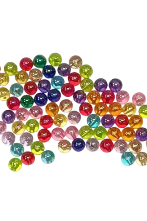 Certifié Perles Rondes Irisées 10 mm – Multicolores