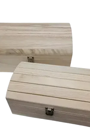 Coffre en Bois – 3 Tailles au Choix – DIY Créatif Jusqu'à Épuisement Des Stocks