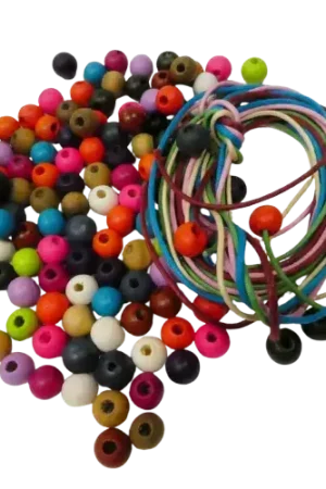 Achat Immédiat Perles en bois multicolores 10 mm x 500 INNSPIRO