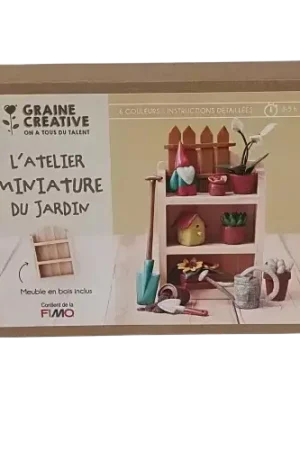 Super Prix Kit Fimo « L’atelier miniature du jardin » – Graine Creative