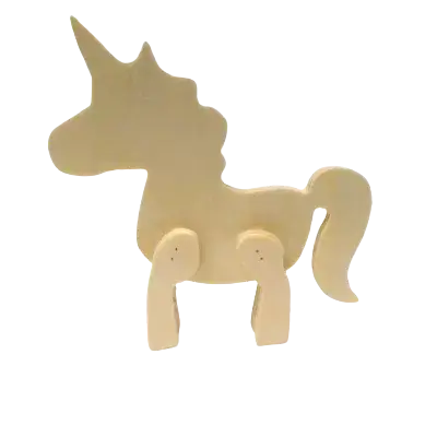 Licorne en Bois – 10,9 x 12,8 x 2 cm Réduction