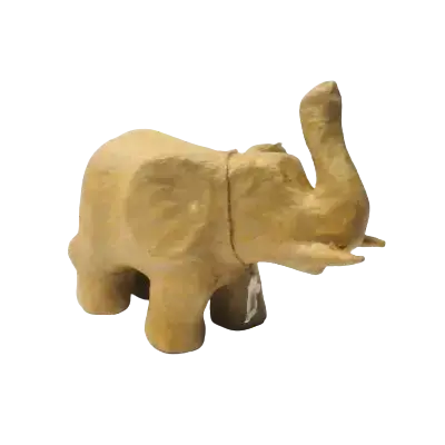 Expédié Aujourd'hui Éléphant en Papier Mâché Décopatch – 21 x 12 x 17 cm