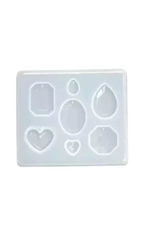 Moule silicone pendentifs diamants 79 x 89 x 8 mm Prix Réduit