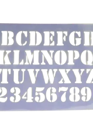 Pochoir Alphabet et Chiffres ARTEMIO – 42 x 25 cm Offre Spéciale