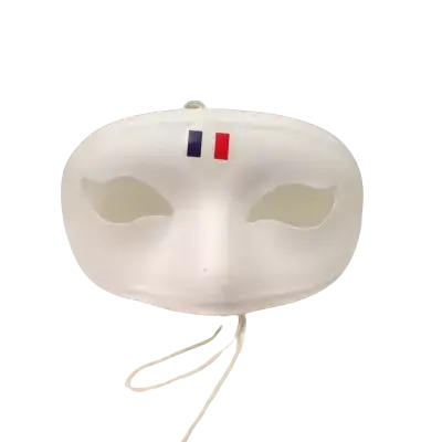 Affaire À Saisir Masque loup plastique blanc Graine Créative à décorer