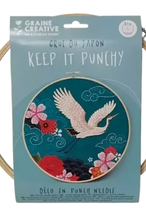 Nouvelle Collection Kit Punch Needle « Grue du Japon » – Graine Creative