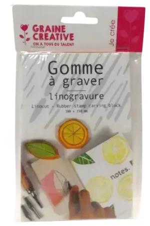 Petit Prix Gomme à Graver 10 x 15 cm GRAINE CREATIVE