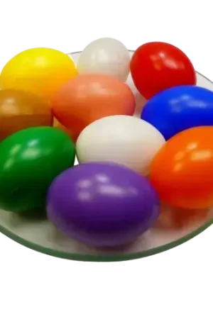 Top Vente Œufs en Plastique 6 cm – Divers Coloris