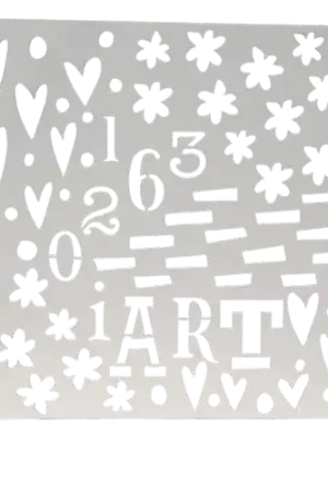 Pochoirs Aall & Create Art 15x15cm Marque