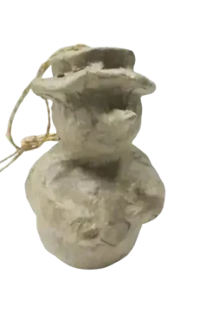Bonhomme de Neige en Papier Mâché – DECOPATCH 6,5 cm Petit Prix