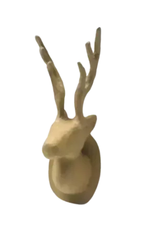 Nouvel Arrivage Trophée Cerf en Papier Mâché – DECOPATCH 28 cm