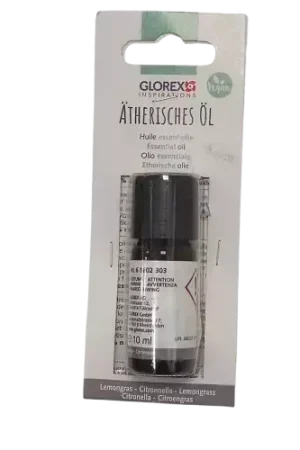 Offre Spéciale Huile Essentielle Glorex Citronnelle – 10 ml Vegan