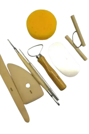Lot d’outils de modelage INNSPIRO – 8 pièces avec pochette Prix Choc