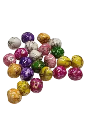 Promotion Saisonnière Perles 8 coloris – 1,4 x 1,5 cm – 45 g environ