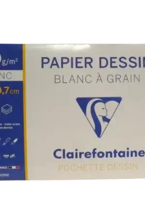 Pochette de 12 feuilles papier à dessin CLAIREFONTAINE 180 g/m² – A4 Offre Du Jour