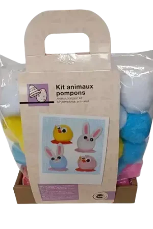 Offre Exclusive Kit Pompons animaux de Pâques à assembler